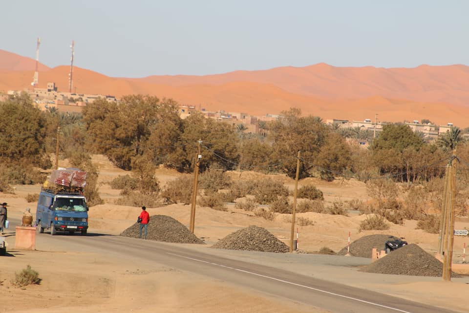 Sahara desert on the 4-day tour from Agadir