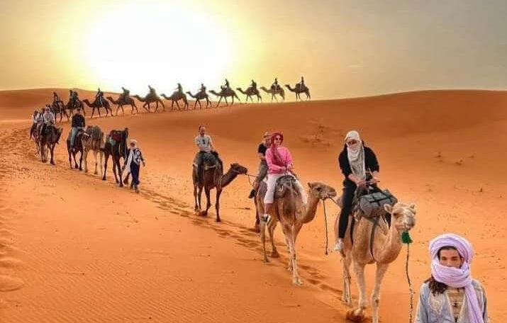 Randonnée à dos de chameau à Merzouga - 2024/2025