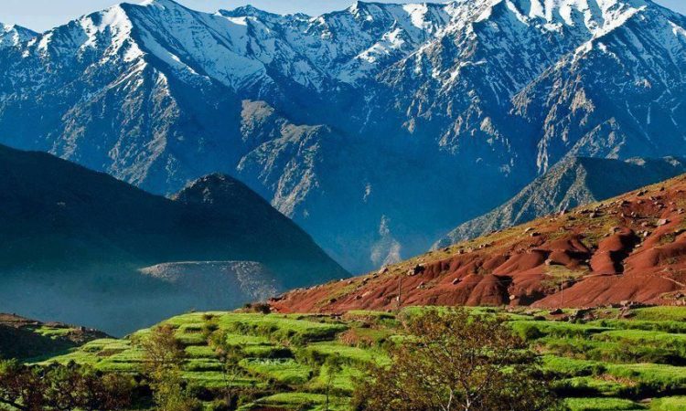 Crossing the majestic Tizi n’Tichka Pass through the High Atlas Mountains.