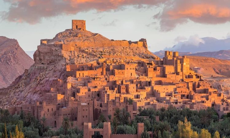 Wandering through the ancient walls of UNESCO-listed Ait Benhaddou.