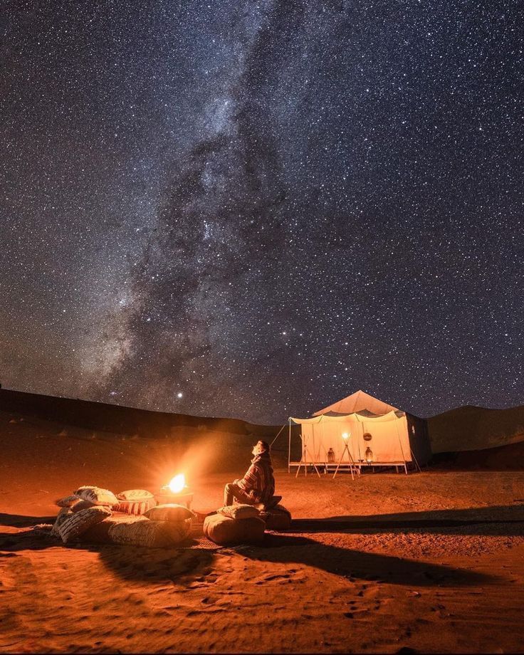 Bivouac de luxe Erg Chegaga nuit désert Maroc
