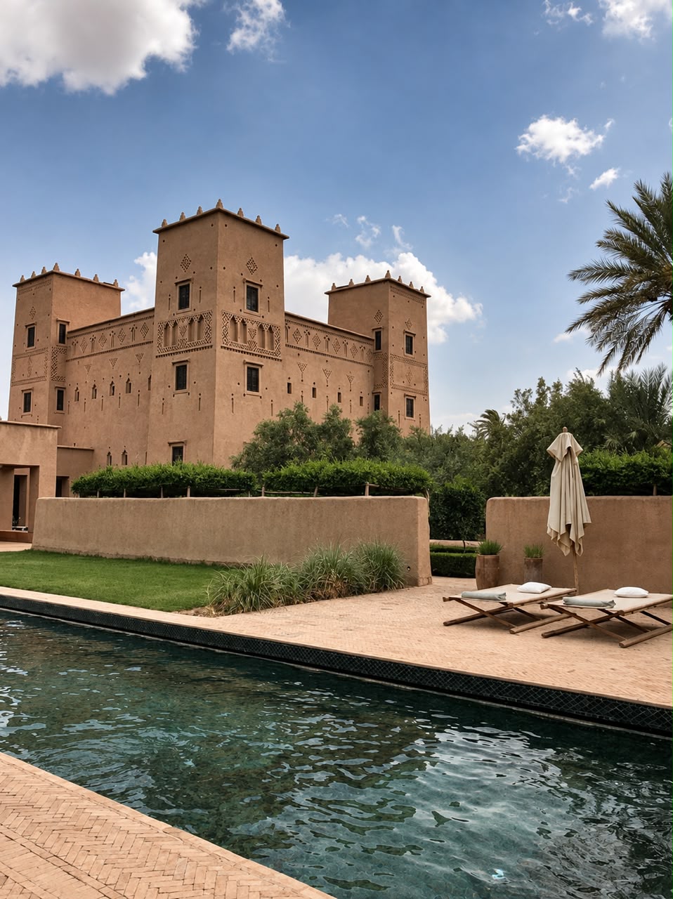 Boutique hotel surrounded by gardens in Skoura Valley